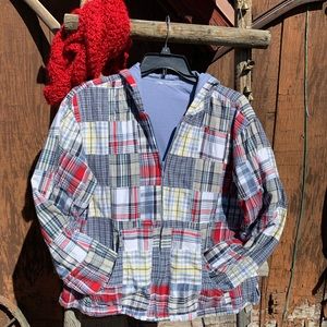 Serengeti Patchwork HOODIE , lined, XL